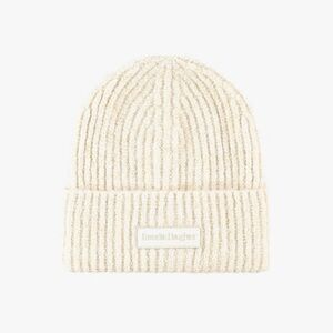 Favorite Daughter Logo Patch Rib Beanie